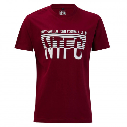 Northampton Town Graphic Lines Mens T-Shirt