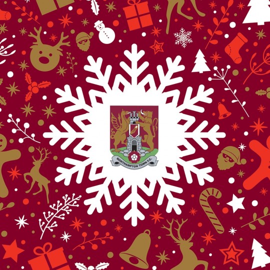 Northampton Snowflake Crest Christmas Card