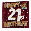 Northampton Town 21st Birthday Card