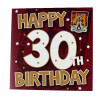 Northampton Town 30th Birthday Card