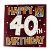 Northampton Town 40th Birthday Card