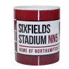 Northampton Town Street Sign Mug