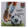 Northampton Town Happy Birthday Football Boot Card