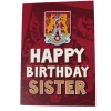 Northampton Town Sister Birthday Card