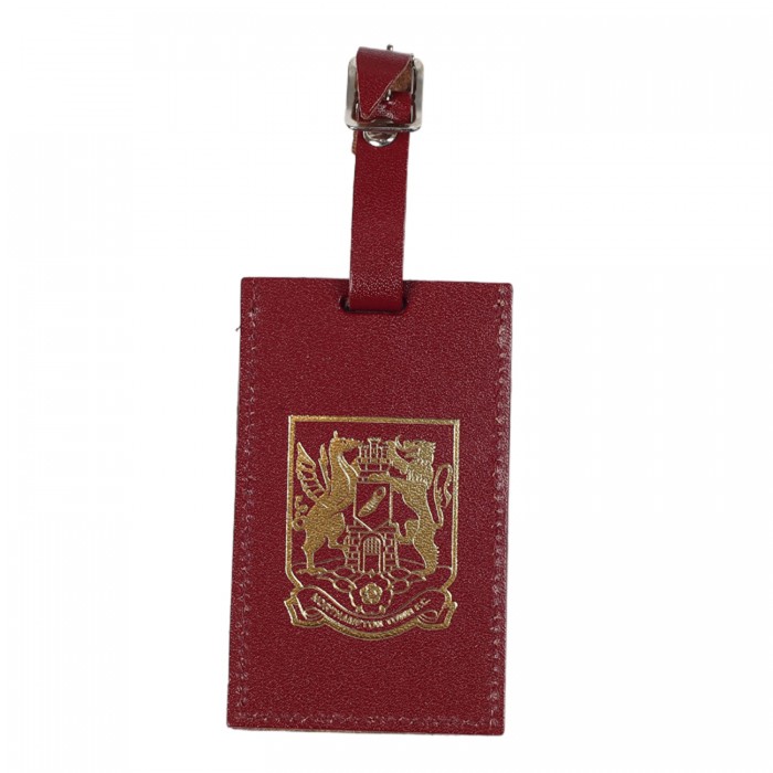 Northampton Town Leather Luggage Tag