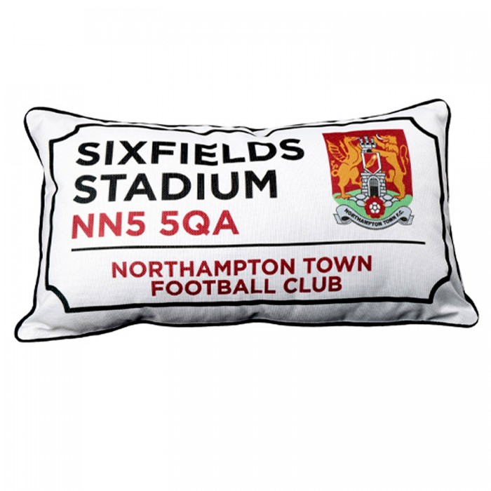 Northampton Town Street Sign Cushion