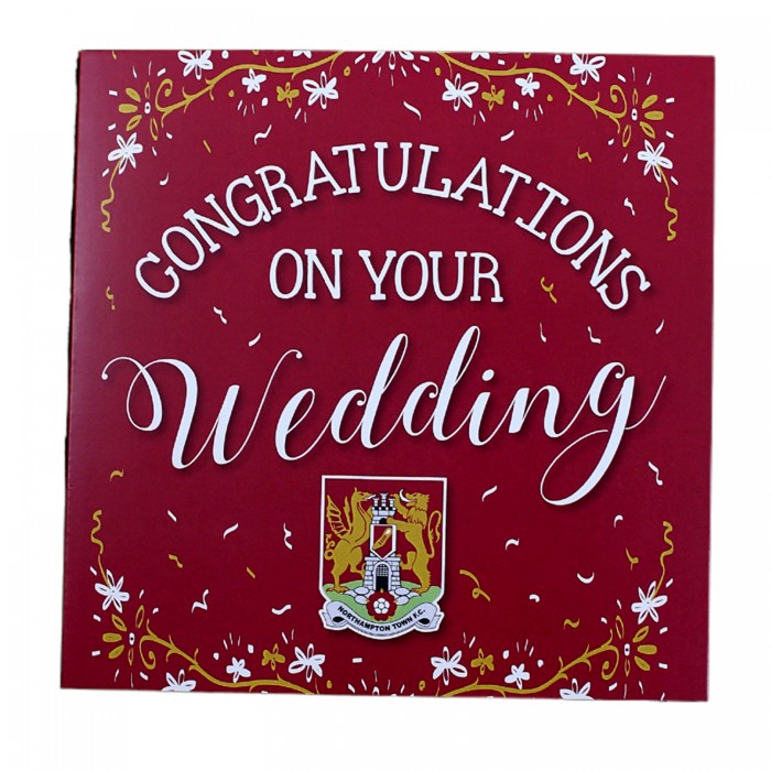 Northampton Town Wedding Card