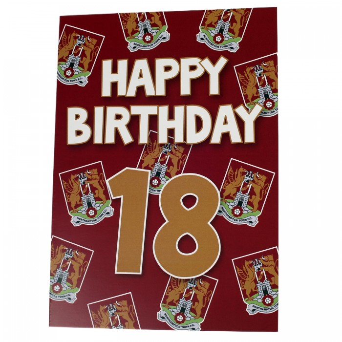 Northampton Town 18th Birthday Card