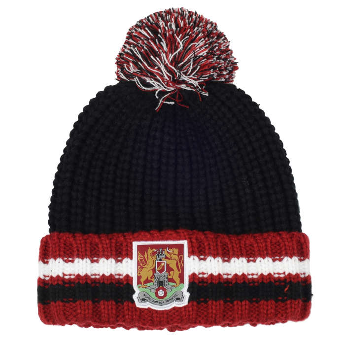 Northampton Town AW24 Chunky Stripe Adult Beanie