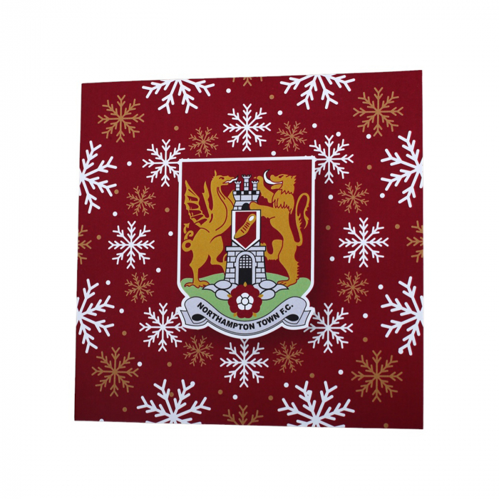 Northampton Town Snowflake Card