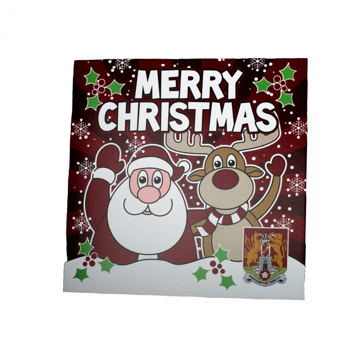 Northampton Town Christmas Santa Card