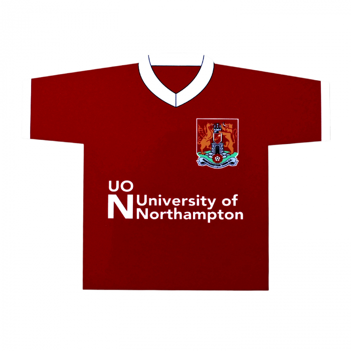 Northampton Town Kit Shaped Coaster