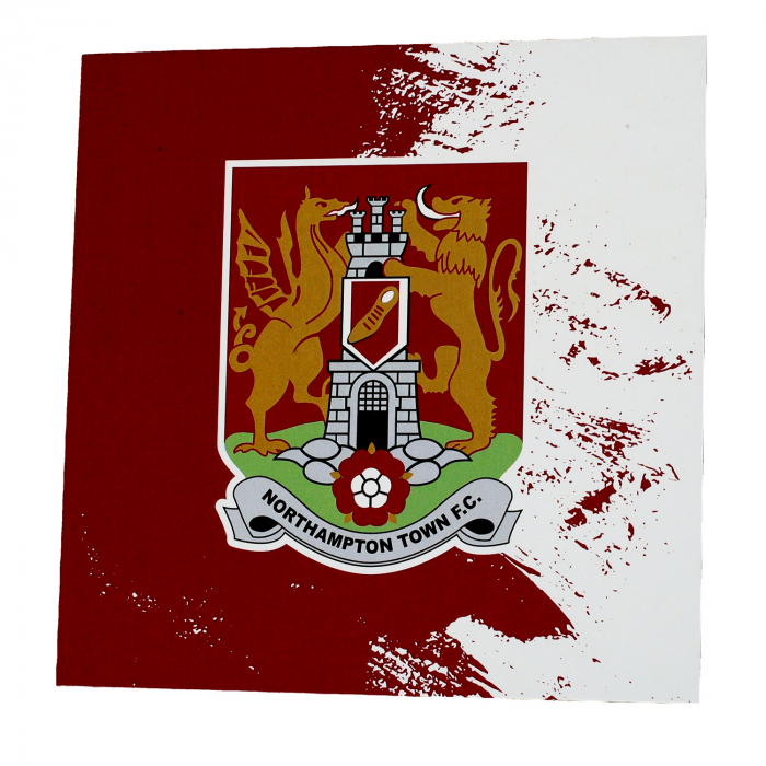 Northampton Town Contrast Crest Card