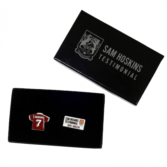 Northampton Town Sam Hoskins Testimonial Badge Set
