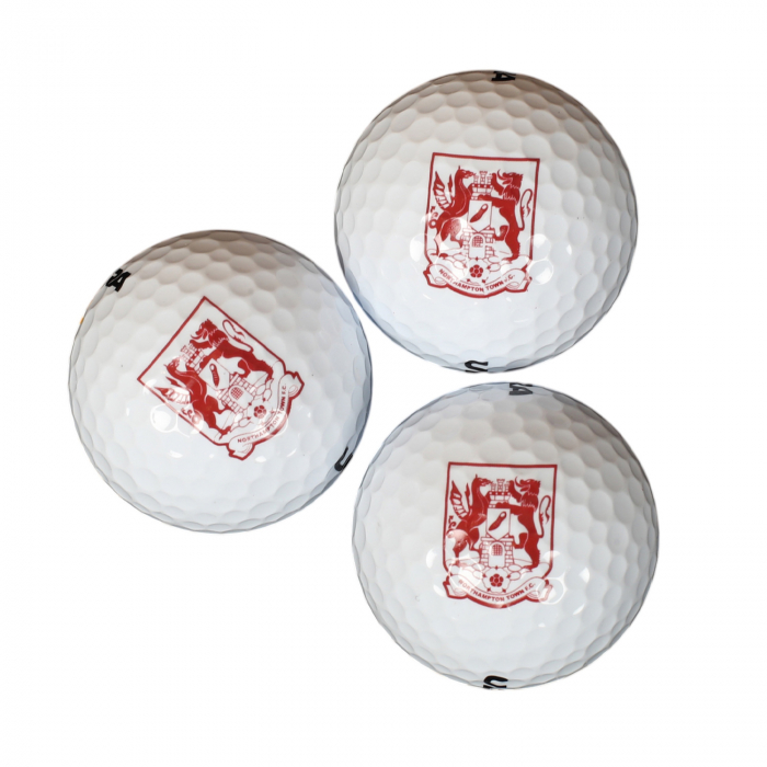 Northampton Town 3 Pack Golf Ball Set