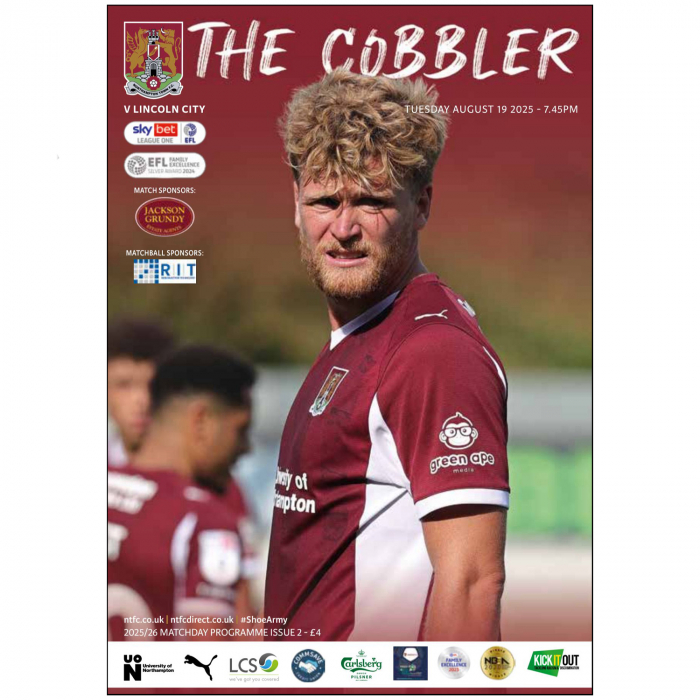 Northampton Town 25/26 Lincoln City Programme