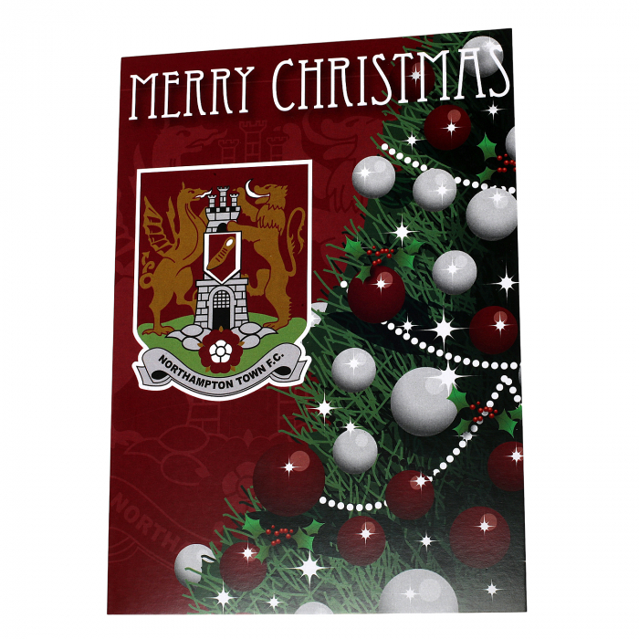 Northampton Town Christmas Tree Card
