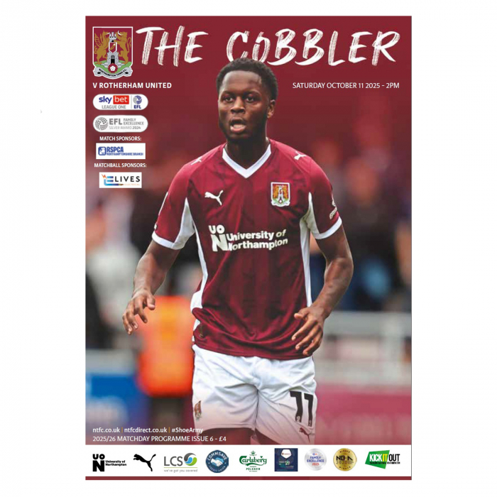 Northampton Town 25/26 Rotherham Programme