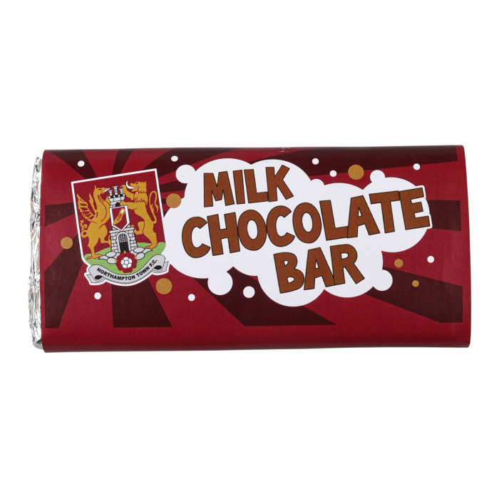 Northampton Town Milk Chocolate Bar 100g