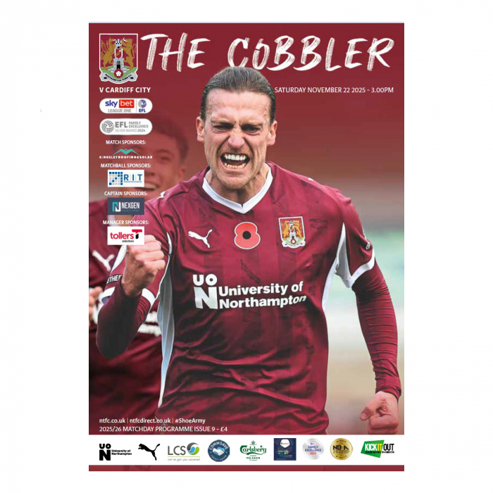 Northampton Town 25/26 Cardiff City Programme