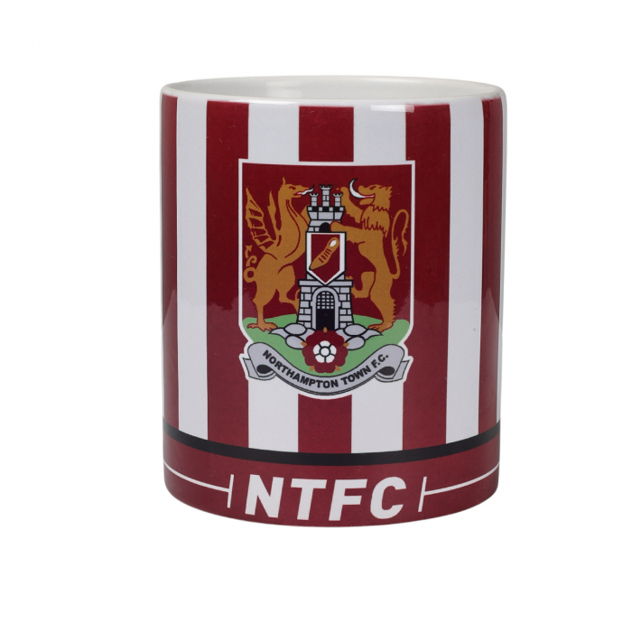 Northampton Town Retro Stripe Mug