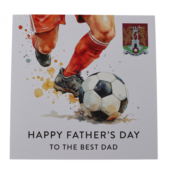 Northampton Town Happy Father's Day Best Dad Card