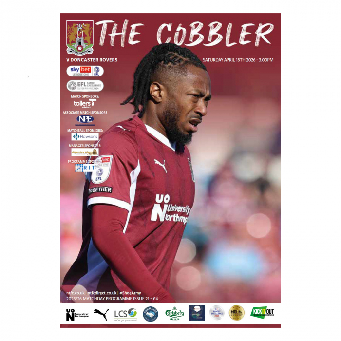 Northampton Town 25/26 Doncaster Rovers Programme