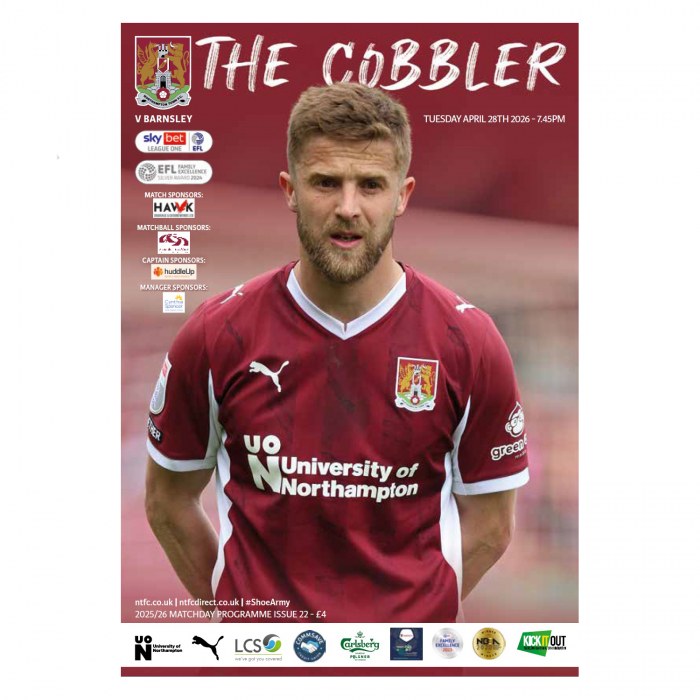Northampton Town 25/26 Barnsley Programme