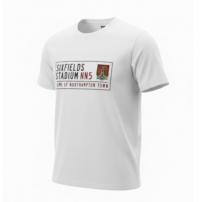 Northampton Town Adult Street Sign T-Shirt